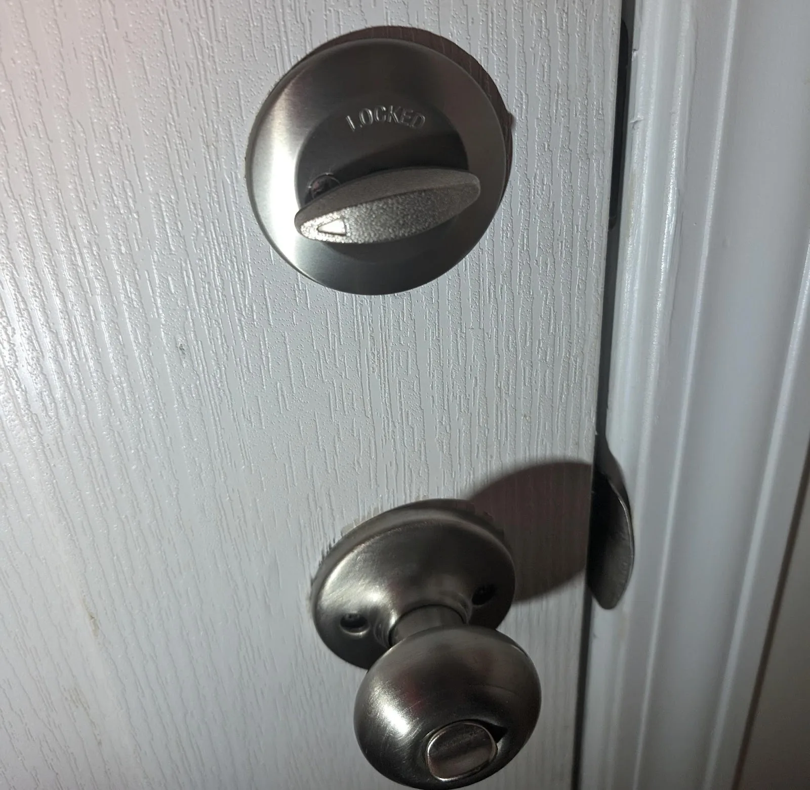 Deadbolt installed by A Plus Locksmith